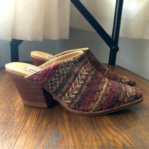 MATISSE Vintage Fabric Mules 6M